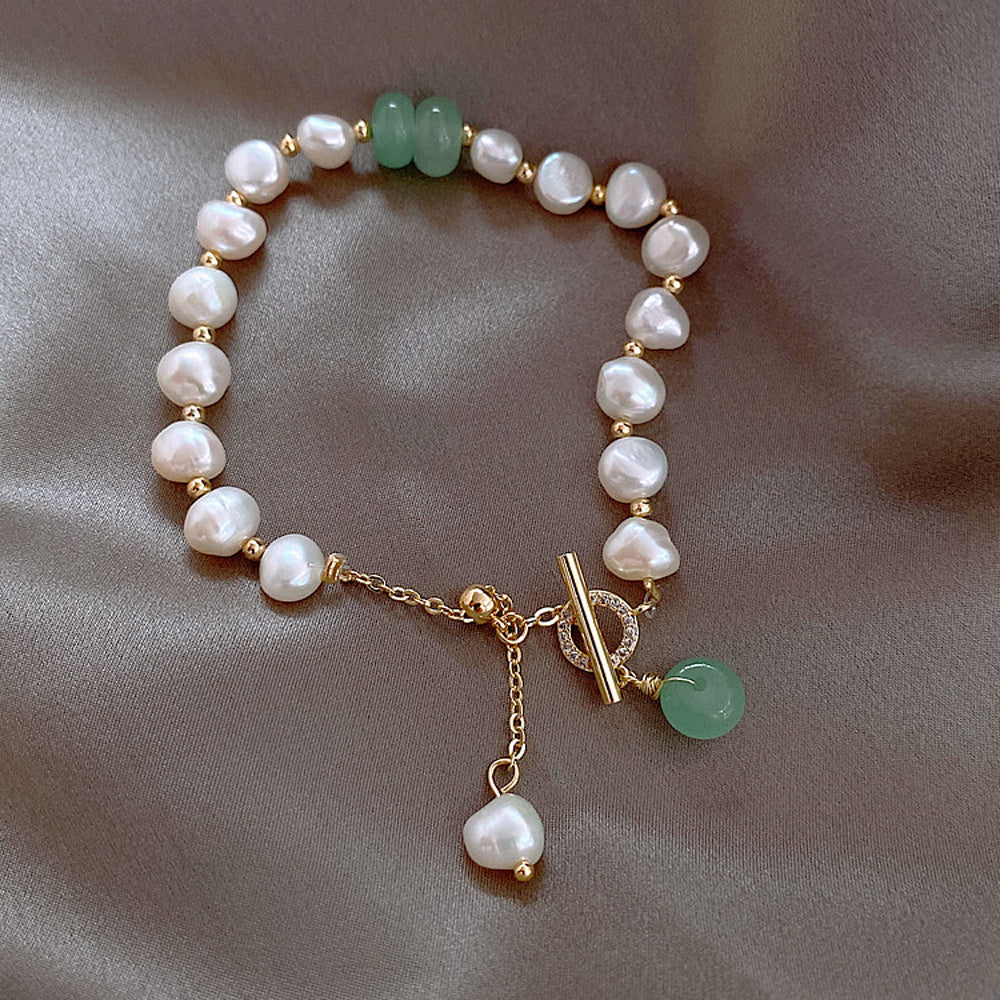 Women Irregular Freshwater Pearl Adjustable Bracelet - My Store