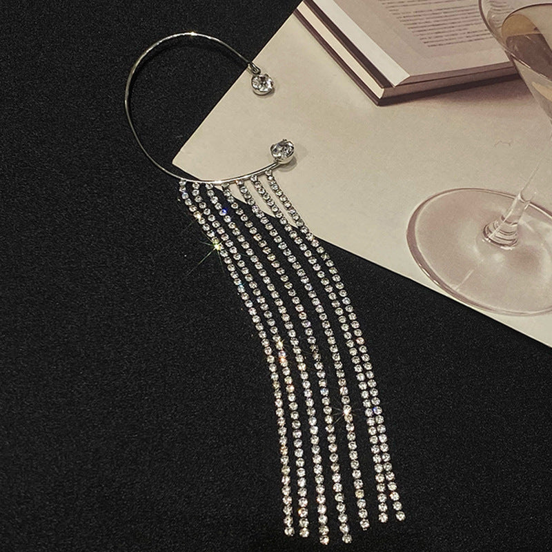 Fashionable And Simple Long Tassel Earrings - Style Street Shopping
