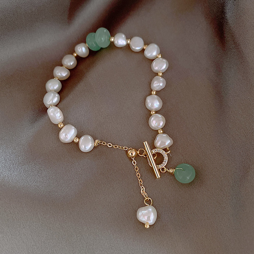 Women Irregular Freshwater Pearl Adjustable Bracelet - My Store